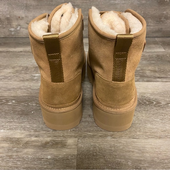 UGG | Neumel Platform Boots In Chestnut Suede NEW - Picture 10 of 15